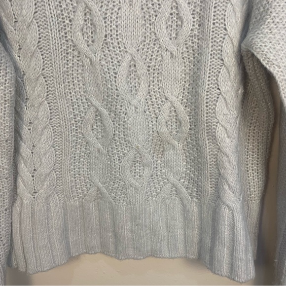 Everlane Cloud Cable Knit Alpaca Wool Blend Crew Neck Sweater - Picture 8 of 14